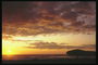 Картина мексиканского восхода солнца  на берегу мексиканского залива