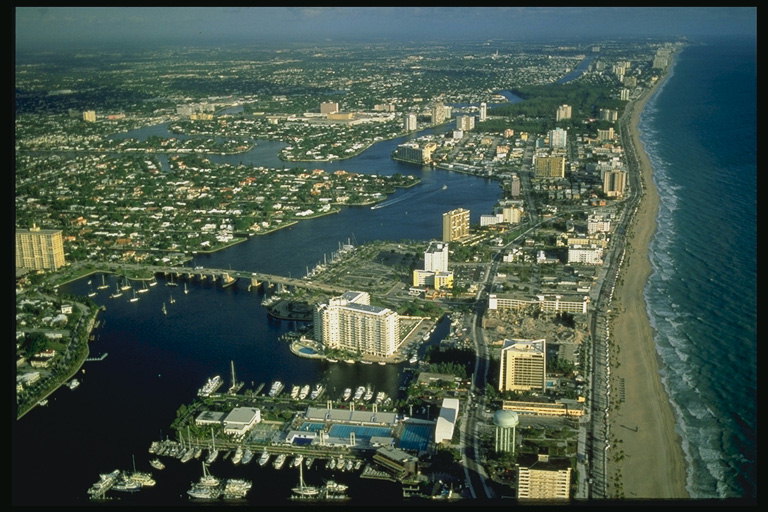 Florida. Pohled na město