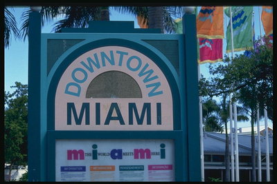 Florida. Signboard Miami