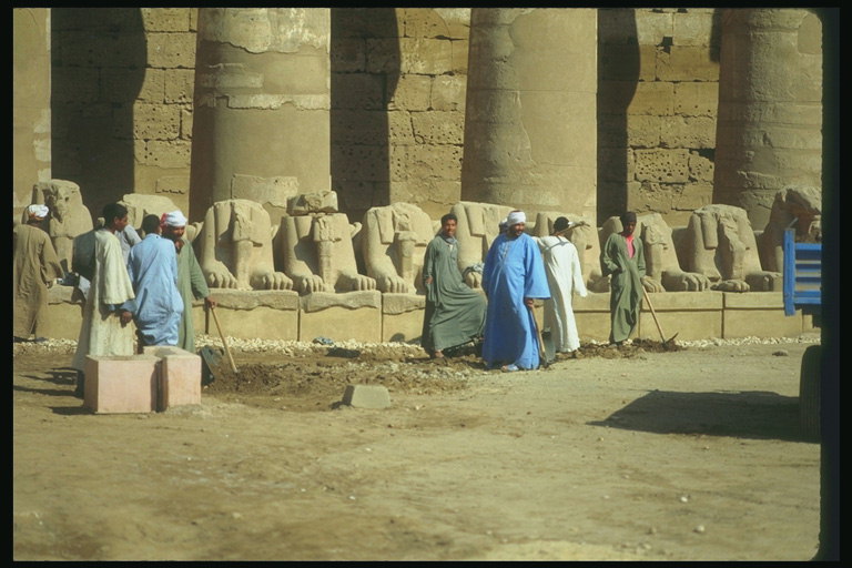 חפירות של מצרים העתיקה נכס