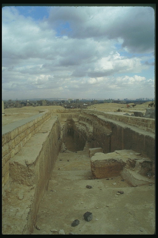 Utgrävning av den antika staden