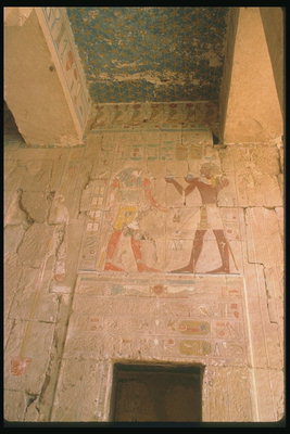 Изображение рисунков на гробнице фараона