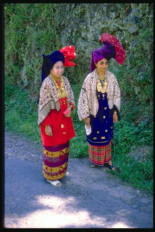 Две женщины в национальных костюмах