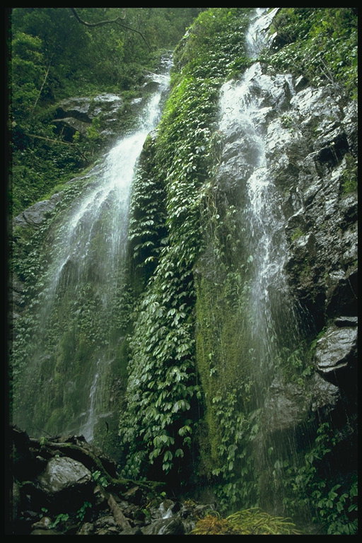 Горный водопад