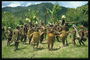 Танцы местных жителей острова