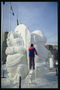 Скульптуры со снега. Персонажи с мультфильмов