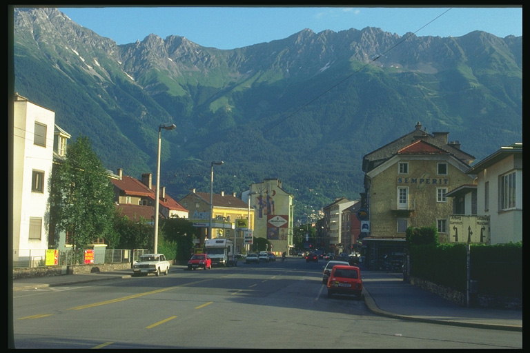 Avusturya. Dağlarda bir görüntü