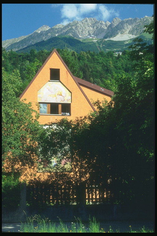 Austria. Dom w drzewach