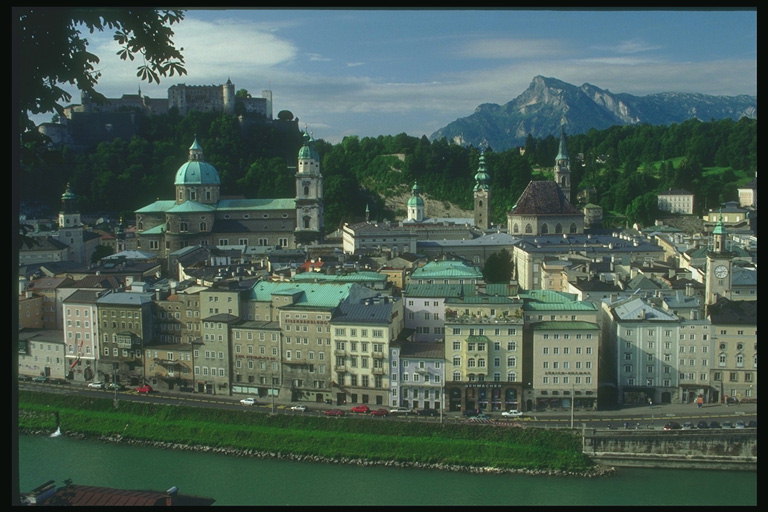 Австрия. Вид на город с птичьего полёта