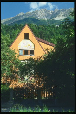 Österreich. Das Haus in den Bäumen