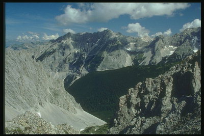 Austria. The tops of mountains
