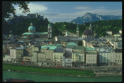 Австрия. Вид на город с птичьего полёта