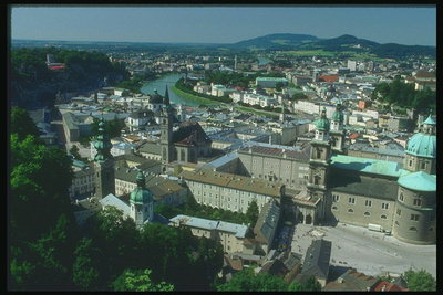 Австрия. Вид на город сверху