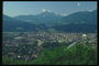 Austria. City in a mountain valley