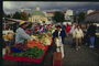Na trhu ve městě. Prodej zeleniny