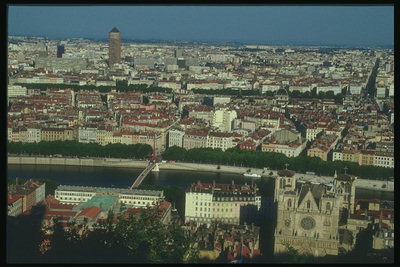 Панорама города. Вид с Эйфелевой башни