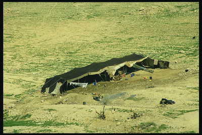 Городок археологов. Палатки