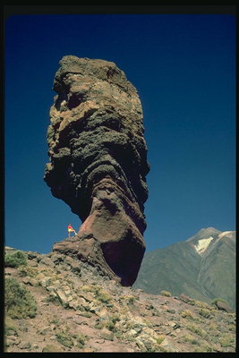 A rock in the desert