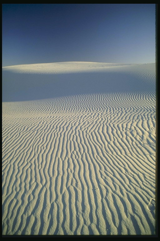 Сахара. Волны песка