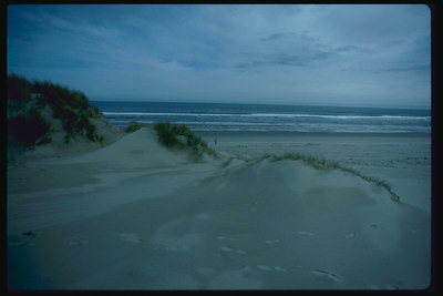 Дюны песка. Море