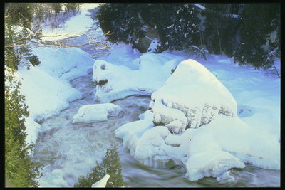 Dimri. Mountain River.
