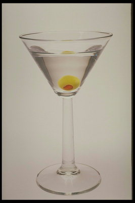 Martini y aceitunas