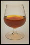 Un vaso de brandy