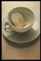 Taza de té de cerámica y la bolsa