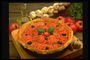 Пирог с томатами и маслинами