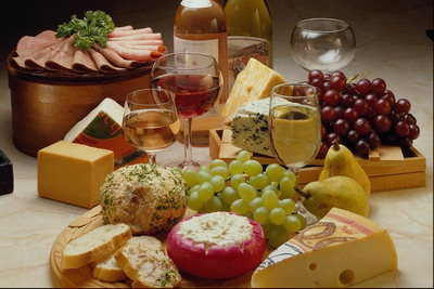 Дегустация вина и сыра