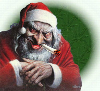 Санта с сигарой