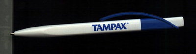 Тонкий карандаш в форме прокладки Tampax