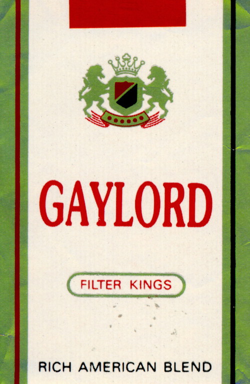 GAYLORD пачка сигарет с салатовой каемкой 