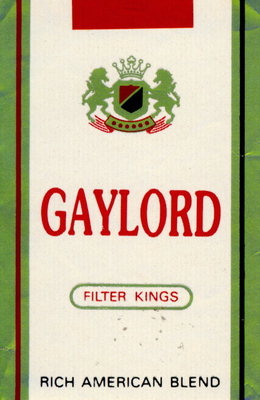 GAYLORD пачка сигарет с салатовой каемкой 