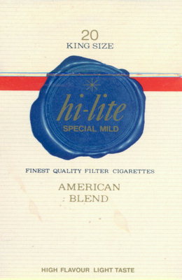 HI-LITE пачка сигарет с рисунком печати