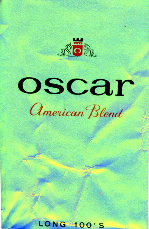 Пачка сигарет OSCAR ярко-салатового цвета 