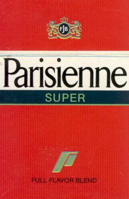 Пачка сигарет PARISIENNE
