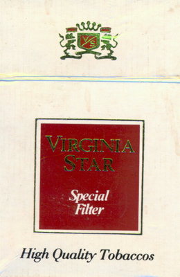 Сигареты VIRGINIA STAR со специальным фильтром