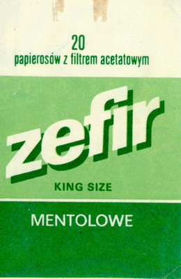 Сигареты с ментолом ZEFIR