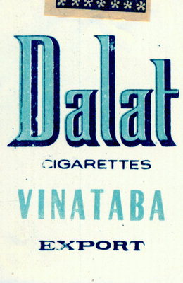 DALAT VINATABA- пачка сигарет светлого цвета