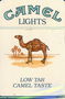 CAMEL LIGHTS светлого цвета пачка сигарет