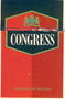 CONGRESS- пачка сигарет в двух тонах. Красный и бордовый