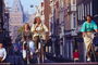 Амстердам.Женщины на велосипедах.