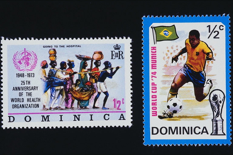 Марки посвященны главным событиям в Доминиканской республике