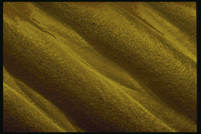 Текстура песчаных гор в пустыне Калахари