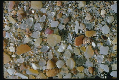 Морской песок и камни