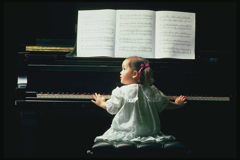 Girl for piano