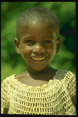 Afrického dítěte