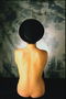 Naked girl in a black hat
