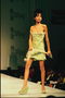 Летнее легкое платье светло-салатового тона с аппликациями